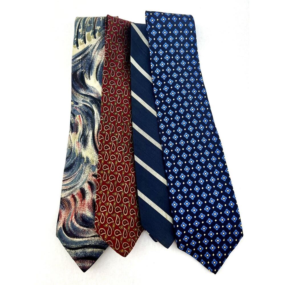 Vtg Silk Ties Lot Harve Bernard, Gap Premium, Brooks Brothers